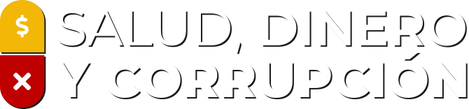 Logo Salud, dinero y corrupción